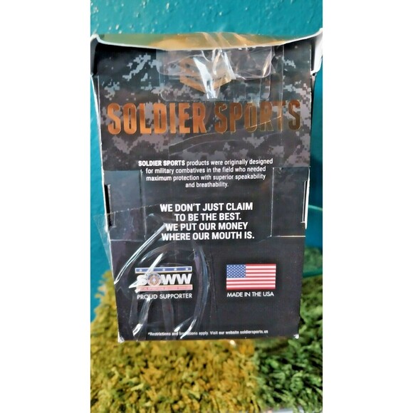 5 Pack Soldier Sports Lip Protector Mouth Guard w/Tether - One Size Green Goat - Picture 3 of 5